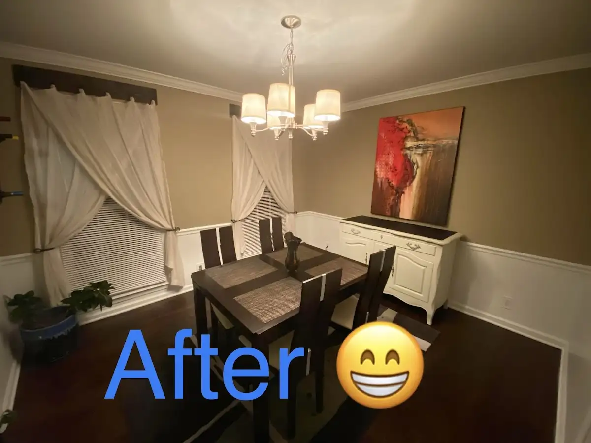 Professional dining room restoration after water damage in Huntsville